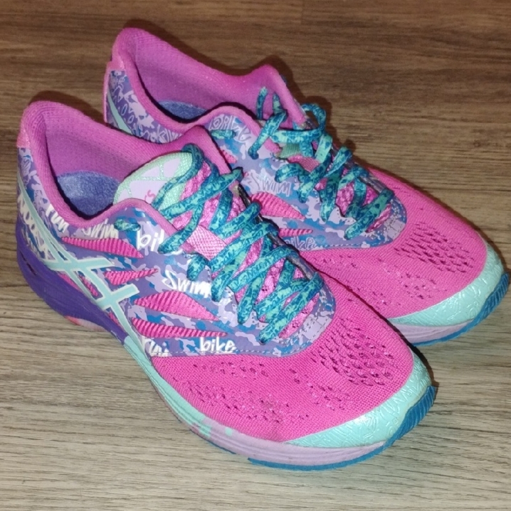 Asics Pink Teal Purple Women's Gel Noosa Tri